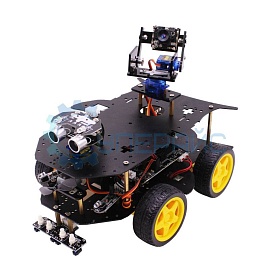 Робот-конструктор с камерой Yahboom Raspberry Pi 4 B 4WD smart robot фото