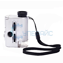 Портативный микроскоп 30-60x с подсветкой фото