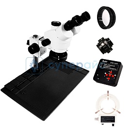 Тринокулярный цифровой микроскоп Kaisi 37045A с камерой 20 Мп фото