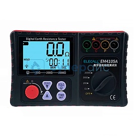 Тестер сопротивления заземления Elecall EM4105A фото