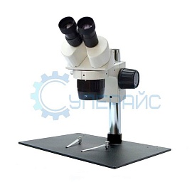 Бинокулярный стереомикроскоп Crystallite ST-60 с увеличенным основанием фото