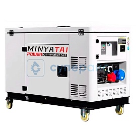 ДГУ MINYATAI 12 кВт в шумозащитном корпусе 220/380 В двухцилиндровый фото