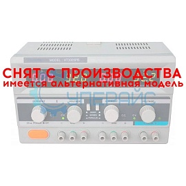 Трехканальный линейный источник питания Hantek HT3005PB (30В, 5А) фото