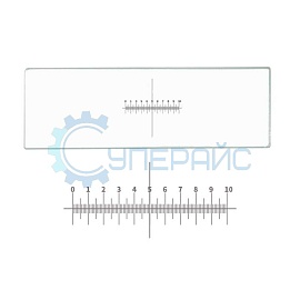 Объект-микрометр FH908 с ценой деления 0,1 мм фото