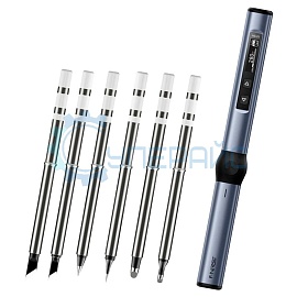 Цифровой паяльник FNIRSI HS01 с набором жал фото