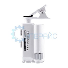 Карманный микроскоп ZQ-401 100-150Х с креплением для смартфона фото