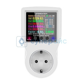 Измеритель напряжения розеток Juwei ATORCH S1 16A WiFi фото
