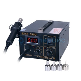 Цифровая термовоздушная паяльная станция WEP 850D фото