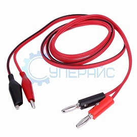 Провода для источника питания (банан + крокодил) фото