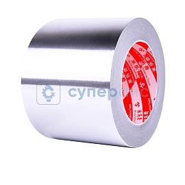 Клейкая алюминиевая лента 100мм/50м фото