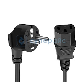 Кабель питания IEC C13 - Евровилка, 1.4м фото