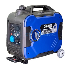 Генератор инверторный LONG PENG LP3800i на встроенных колесах фото