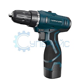 Дрель-шуруповерт Lomvum LY1601 с двумя аккумуляторами и кейсом фото