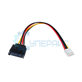 Переходник питания для ПК 4Pin to SATA 15P 4P фото