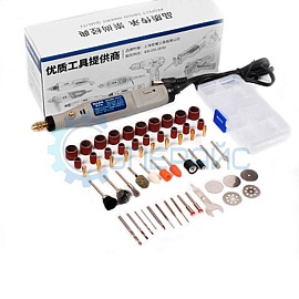 Гравировальная машинка с набором насадок HiLDA JD5202 фото