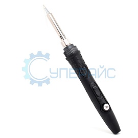 Паяльник Debailong 12В с приборным зажимом крокодил фото