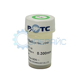 BGA шарики припоя для реболлинга 0,3 мм. 250000 шт. фото