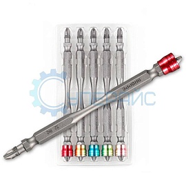 Удлиненные крестовые биты BROPPE PH2 5 шт фото