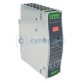 Стабилизатор питания на ДИН-рейку MEAN WELL DDR-120C-12 (33.6-67.2Vdc) фото