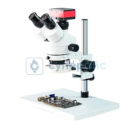 Тринокулярный стереомикроскоп с 4K камерой LEYES G01-4 фото