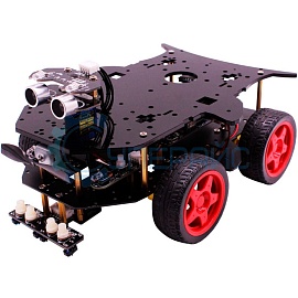 Программируемый робот Yahboom Robot Kit 4WD с контроллером, совместимым со средой Arduino (конструктор для сборки) фото