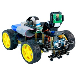 Робот-конструктор с FPV камерой Yahboom Raspbot AI Vision Robot Car фото