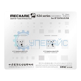 Трафарет BGA MECHANIC для Apple IPhone XS, XS Max, XR фото