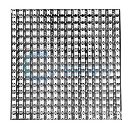 Адресная светодиодная RGB матрица 16x16 с чипом WS2812B фото