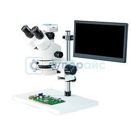 Тринокулярный стереомикроскоп c 14-дюймовым дисплеем LEYES G01-3 фото