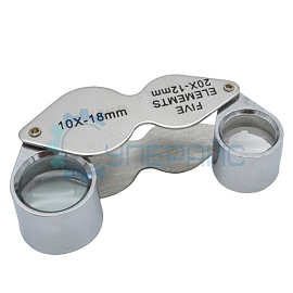 Ювелирная лупа-триплет (10x-20x) фото