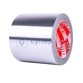 Утолщенная клейкая алюминиевая лента 100мм/20м фото