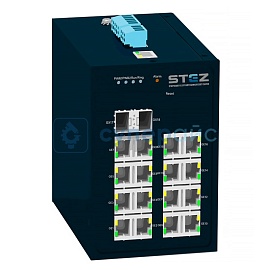 Сетевой коммутатор на DIN-рейку СТЭЗ STEZ3216G-2GSFP фото