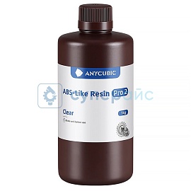 Фотополимерная смола Anycubic ABS-Like Resin Pro 2, прозрачная, 1 кг фото