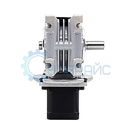 Электродвигатель шаговый с червячным редуктором UMot 42HSC6403 (1:25) с односторонним валом фото