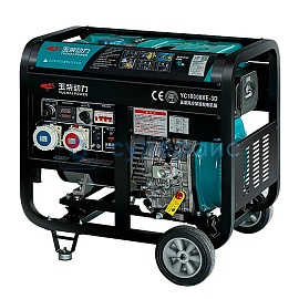 Генератор дизельный Yuchai power 12 кВт с открытой рамой 220 В фото