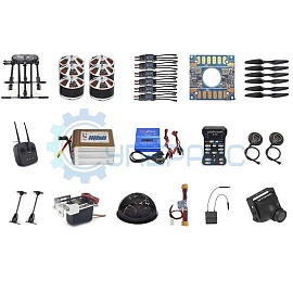 Набор для сборки гексакоптера ZD850 с аппаратурой радиоуправления T10 и полётным контроллером PIX 2.4.8 фото