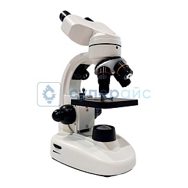 Бинокулярный учебный микроскоп в кейсе SAGA XSP-003 40–1600x с набором для опытов фото