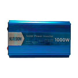 Чистый синусоидальный инвертор SUREDOM CZXB-1000W, 12В-220В, 1000 Вт фото