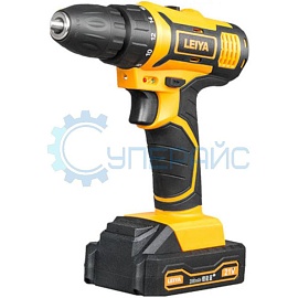 Дрель-шуруповерт Leiya DD0218 с двумя аккумуляторами и кейсом фото