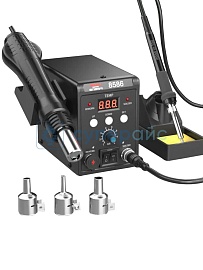 Термовоздушная паяльная станция Delixi 8586 фото