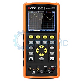 Осциллограф портативный Victor 2202S с генератором сигналов фото