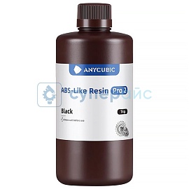 Смола фоточувствительная Anycubic ABS-Like Resin Pro 2, черная, 1 кг фото