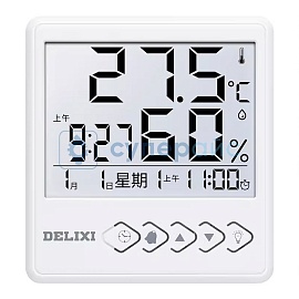 Настенный термогигрометр Delixi DM-1007 фото
