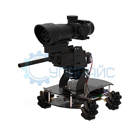 Программируемая 4-колесная пушка на базе платы Arduino фото