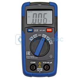 Карманный мультиметр CEM DT-107 фото