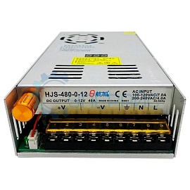 Регулируемый источник питания Hangjiasheng HJS-480-0-12 (12В, 40А) фото