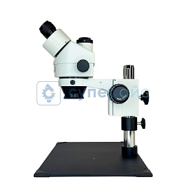 Тринокулярный микроскоп Crystallite ST-7045 с плоским основанием фото