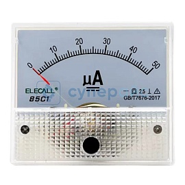 Амперметр ELECALL 85C1-50 мкА фото