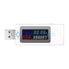 Тестер USB Keweisi KWS-V30 30V/6,5A белый фото