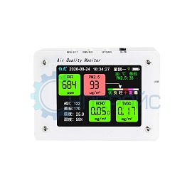 Газоанализатор воздуха BOHU BH-1-B3 (PM2.5, TVOC, HCHO, СО2) фото